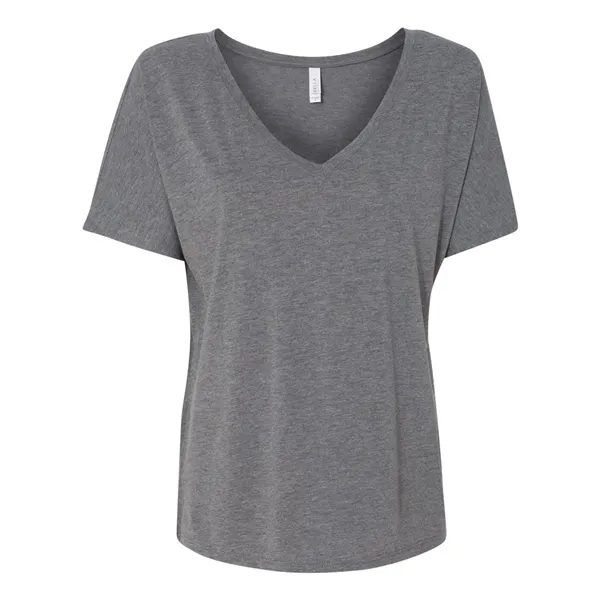 Women's flowy V-neck drop sleeve shirt. Blank product.... from ASI 84358 S&S Activewear