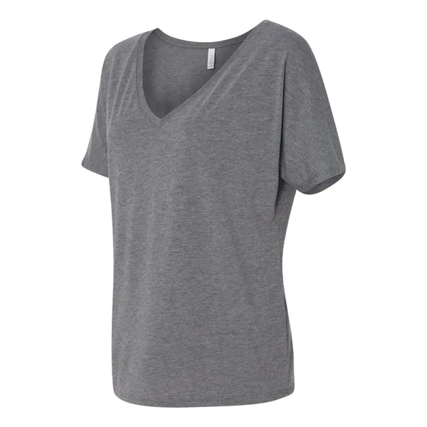 Women's flowy V-neck drop sleeve shirt. Blank product.... from ASI 84358 S&S Activewear