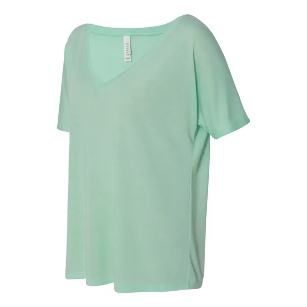 Women's flowy V-neck drop sleeve shirt. Blank product.... from ASI 84358 S&S Activewear