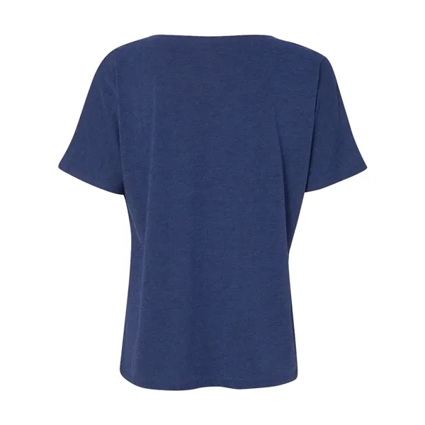 Women's flowy V-neck drop sleeve shirt. Blank product.... from ASI 84358 S&S Activewear