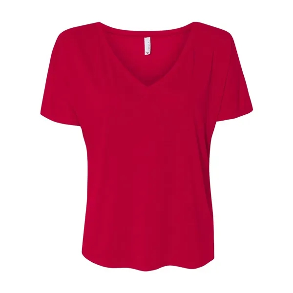 Women's flowy V-neck drop sleeve shirt. Blank product.... from ASI 84358 S&S Activewear