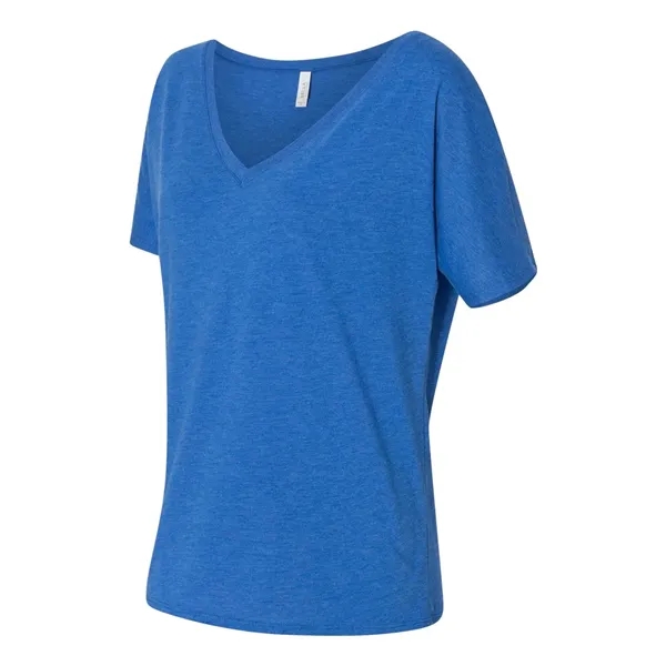 Women's flowy V-neck drop sleeve shirt. Blank product.... from ASI 84358 S&S Activewear