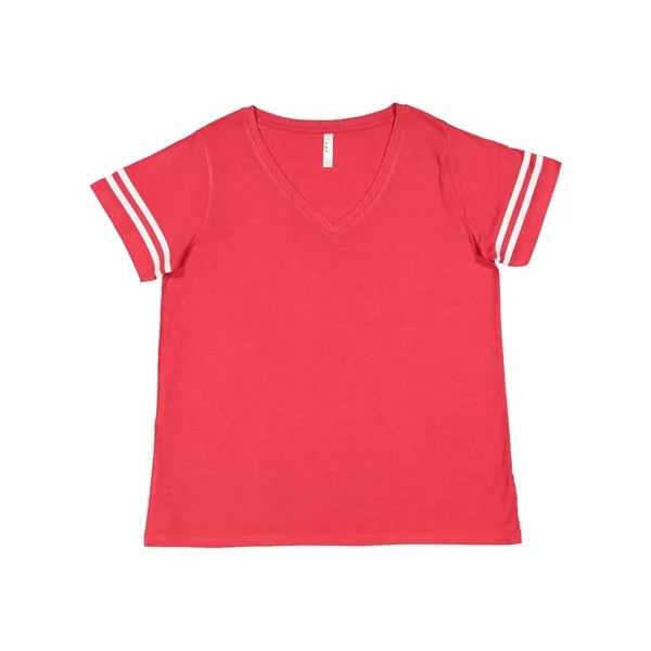 Curvy Collection Women's Vintage Football T-Shirt... from ASI 84358 S&S Activewear