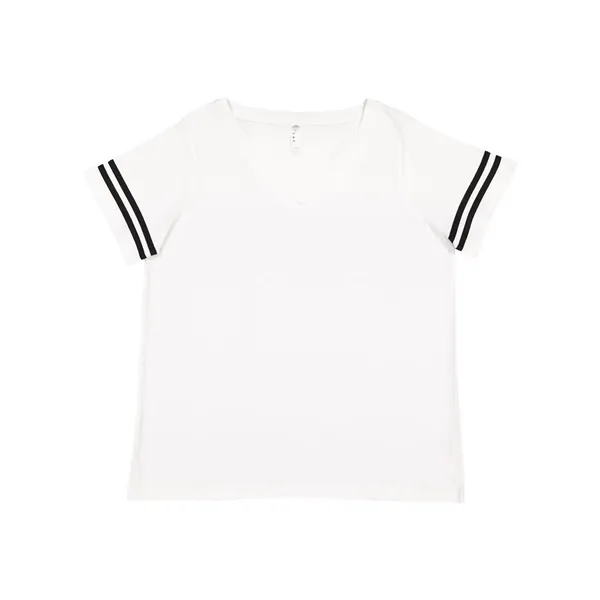 Curvy Collection Women's Vintage Football T-Shirt... from ASI 84358 S&S Activewear