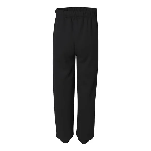 Youth, 8.0 oz. 50% cotton/50% polyester sweatpants. Blank product.... from ASI 84358 S&S Activewear