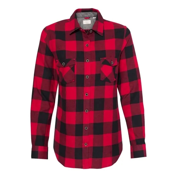 Weatherproof Vintage Women's Brushed Flannel Long Sleeve Shirt. Blank.... from ASI 84358 S&S Activewear