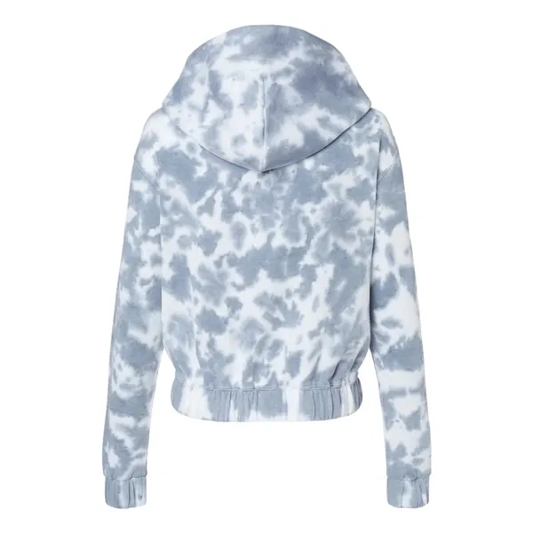 MV Sport Women's Sueded Fleece Tie-Dyed Crop Hooded Sweat...... from ASI 84358 S&S Activewear