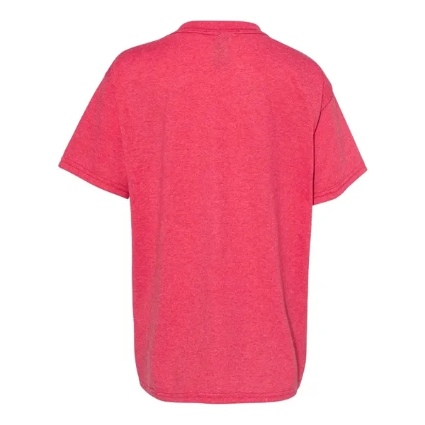 Youth 5.3 oz pre-shrunk, 100% heavy cotton t-shirt. Blank product.... from ASI 84358 S&S Activewear