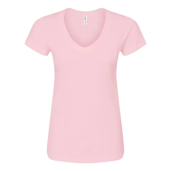 Tultex Women's Slim Fit Fine Jersey V-Neck T-Shirt... from ASI 84358 S&S Activewear