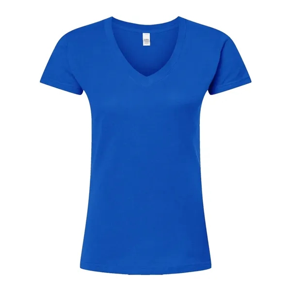 Tultex Women's Slim Fit Fine Jersey V-Neck T-Shirt... from ASI 84358 S&S Activewear