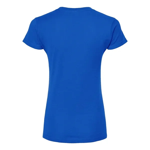 Tultex Women's Slim Fit Fine Jersey V-Neck T-Shirt... from ASI 84358 S&S Activewear