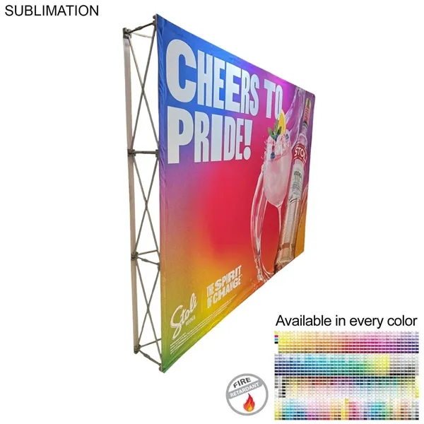 24Hr Express Ship -10' Straight wall full height tension fabric pop-up... from ASI 53509 FIEL-Fairdeal Import & Export