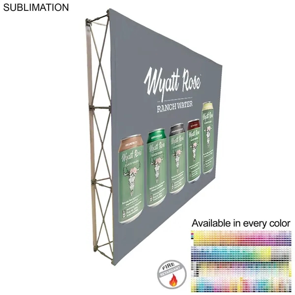 48Hr Quick Ship - Tradeshow booth package ultra, 10' straight fabric... from ASI 53509 FIEL-Fairdeal Import & Export