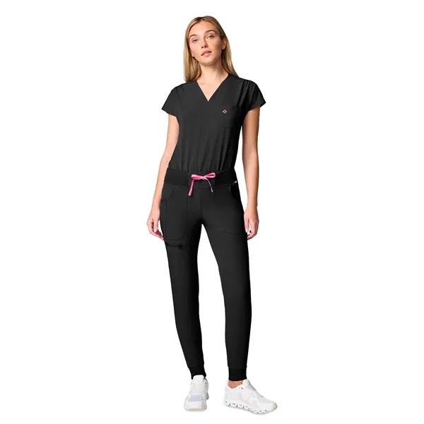 Med Couture - MC AMP - Women's 1-Pocket V-Neck Bodysuit... from ASI 86018 Scrub Authority