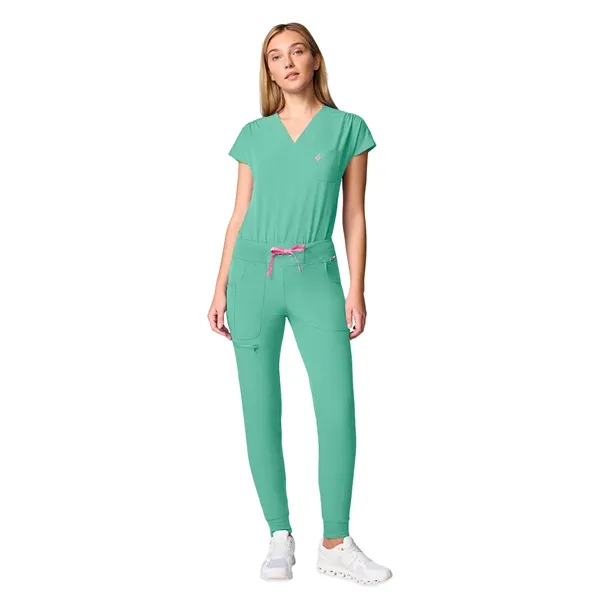 Med Couture - MC AMP - Women's 1-Pocket V-Neck Bodysuit... from ASI 86018 Scrub Authority