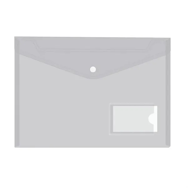 A4 snap button document envelope with label pocket plus 1c1p color... from ASI 37218 Athena Promo (tm)