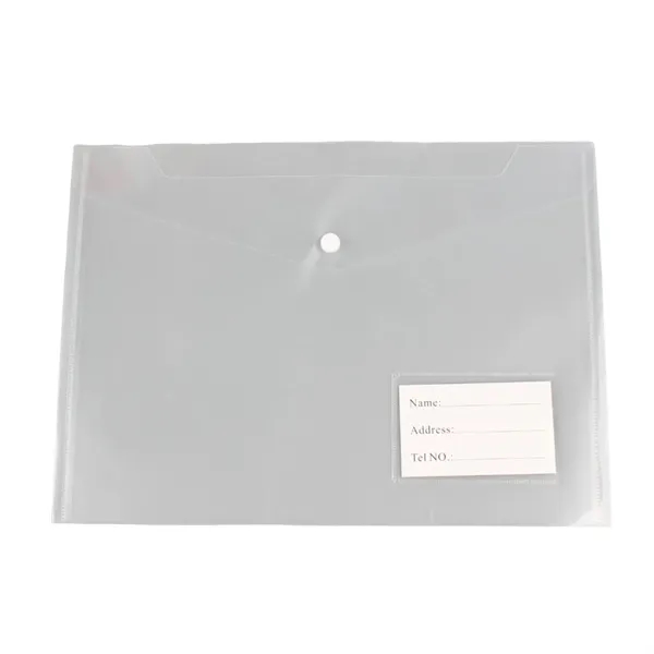 A4 snap button document envelope with label pocket plus 1c1p color... from ASI 37218 Athena Promo (tm)
