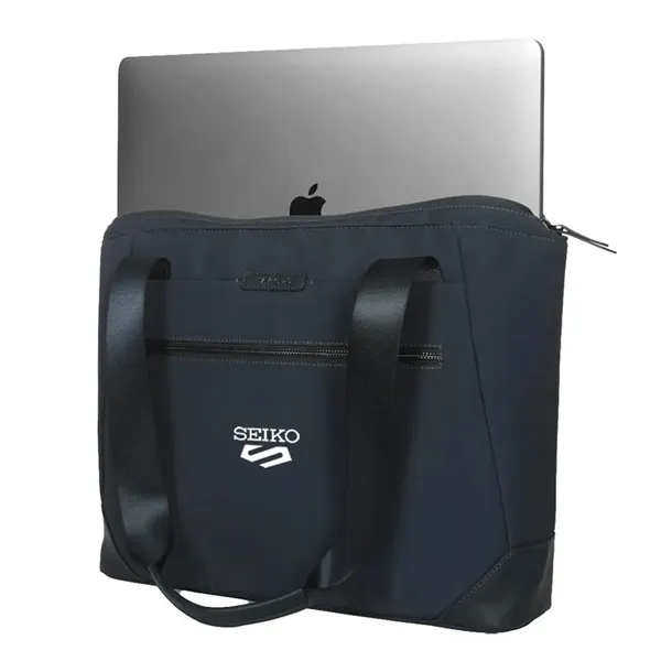 Conquer your day in style with the 15-16" Avila Tote.... from ASI 61005 Hirsch Gift Inc