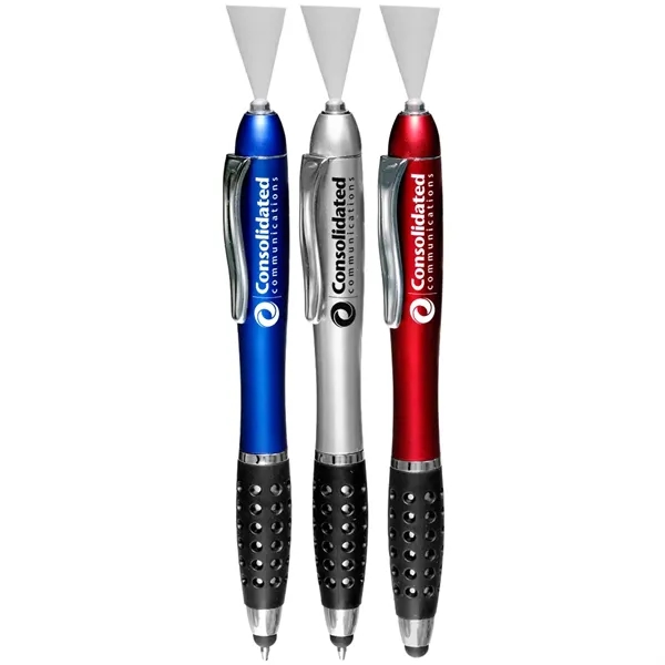 Gripper Stylus Pen with Led Light. 5.5" W x 0.6" H.... from ASI 39552 BEL Promo