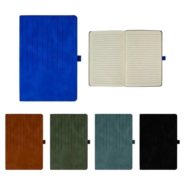 Engraved Striped Watermark Notebook... from ASI 30208 A P Specialties / AP Specialties