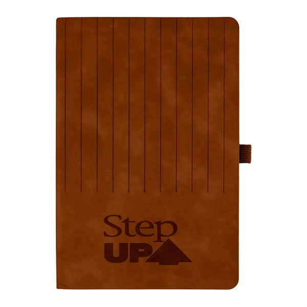 Engraved Striped Watermark Notebook... from ASI 30208 A P Specialties / AP Specialties