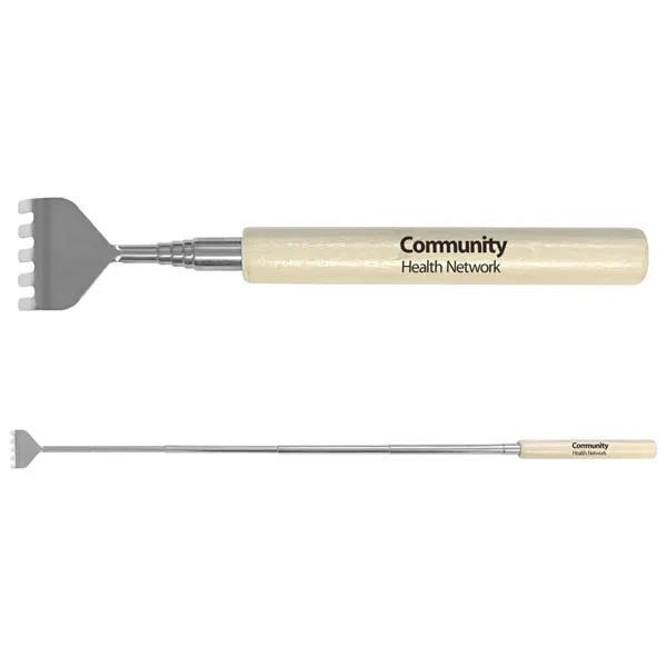 Compact telescopic backscratcher that collapses into the handle for travel use.... from ASI 52710 Lincoln Line