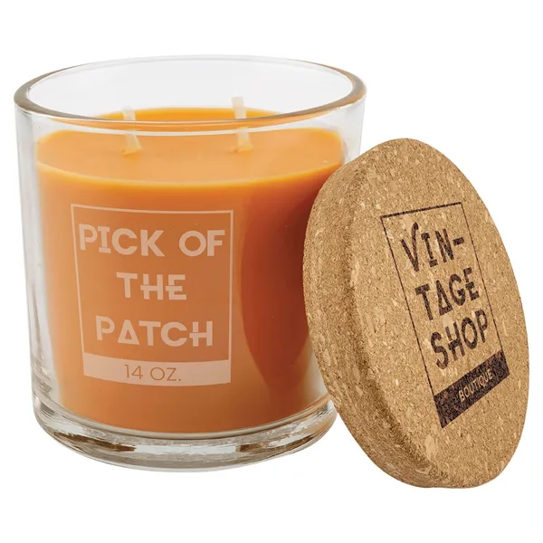 14 oz. Pick of the Patch Candle in a Glass Holder... from ASI 74601 Calico