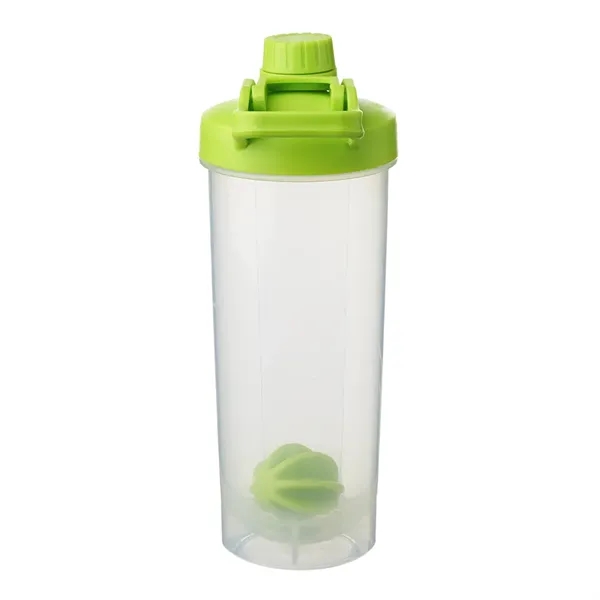 24 oz. plastic shaker bottle with weighted mixing ball and screw... from ASI 39552 BEL Promo