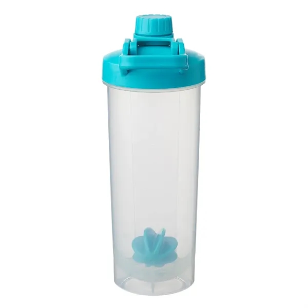24 oz. plastic shaker bottle with weighted mixing ball and screw... from ASI 39552 BEL Promo