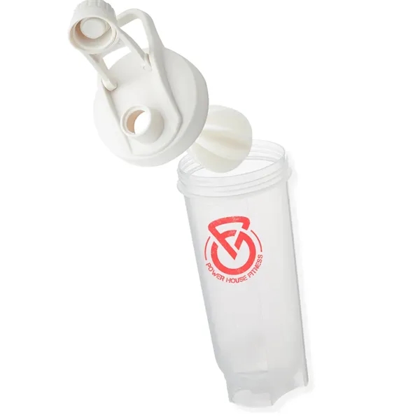 24 oz. plastic shaker bottle with weighted mixing ball and screw... from ASI 39552 BEL Promo