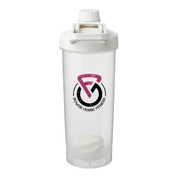 24 oz. plastic shaker bottle with weighted mixing ball and screw... from ASI 39552 BEL Promo