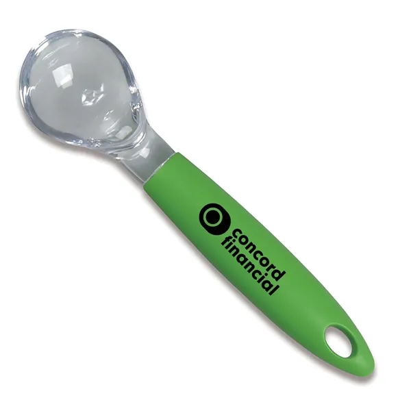 Ice cream scoop with a solid color handle.... from ASI 54040 Fey Promo / Mi Line by Fey