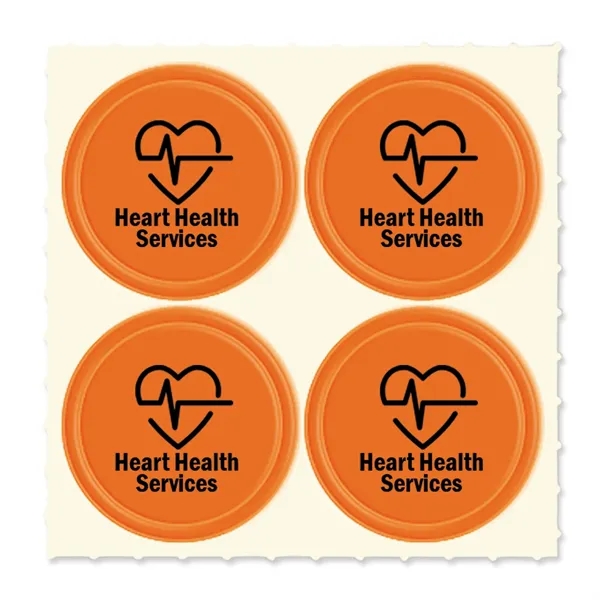 Set of four Quad-Dots 0.75" Diameter reflective stickers in assorted colors.... from ASI 54040 Fey Promo / Reflectix® Mi Line by Fey