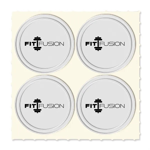 Set of four Quad-Dots 0.75" Diameter reflective stickers in assorted colors.... from ASI 54040 Fey Promo / Reflectix® Mi Line by Fey