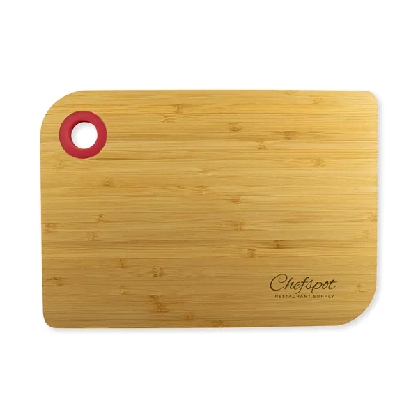 Mini bamboo cutting board that measures 7.12"H x 10.06"W with laser... from ASI 54040 Fey Promo / Mi Line by Fey