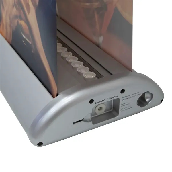 31.5" spotlight retractor kit with LED lights and two single-sided banners.... from ASI 87188 Showdown Displays