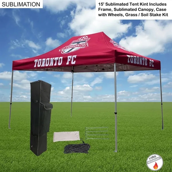 48 Hr Quick Ship - 15' premium sublimated tent kit, includes... from ASI 53509 FIEL-Fairdeal Import & Export