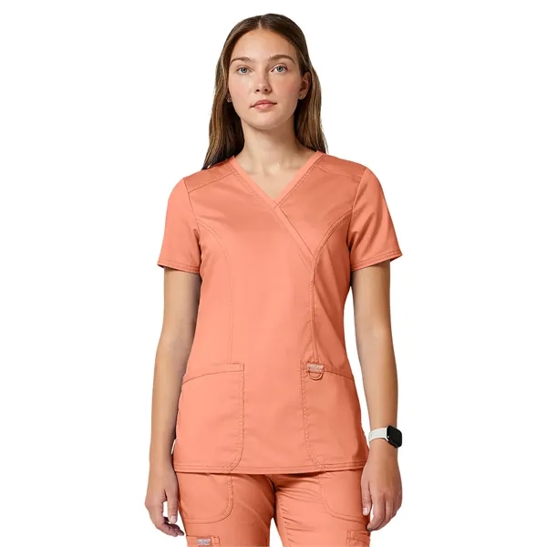 Cherokee - Workwear Revolution - Mock Wrap Top... from ASI 86018 Scrub Authority