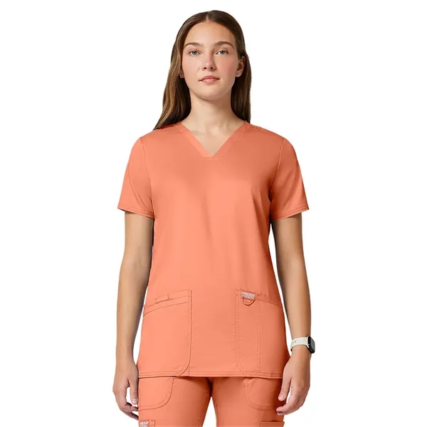 Cherokee Workwear Revolution Women's V-Neck Top... from ASI 86018 Scrub Authority