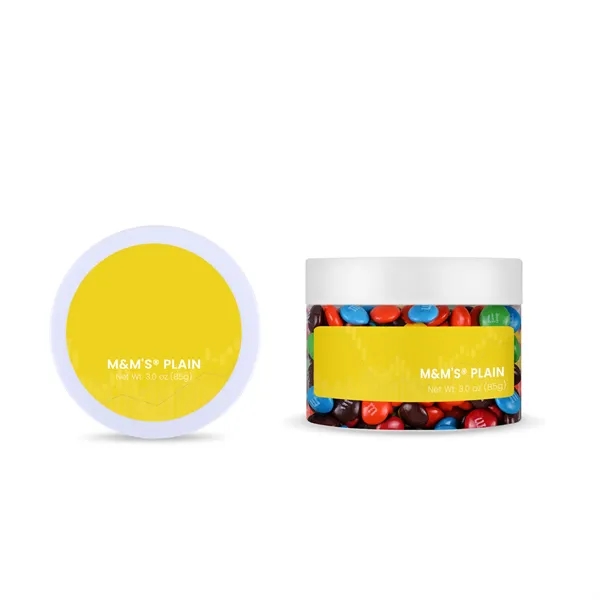 Milk chocolate M&M's® candy in a 3 oz small jar.... from ASI 61966 HPG / SugarSpot