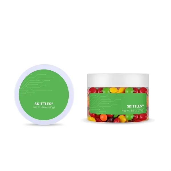 Original rainbow Skittles® candy in a 3 oz small jar.... from ASI 61966 HPG / SugarSpot