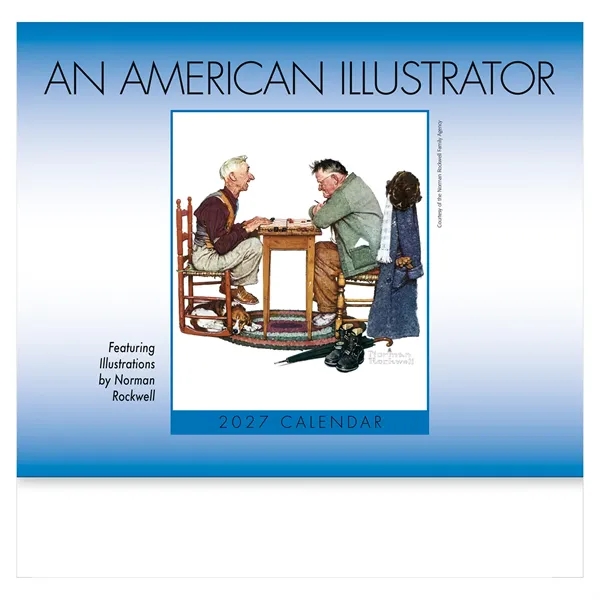 13 month American Illustrator wall calendar... from ASI 61966 HPG / Beacon Promotions HPG Gold