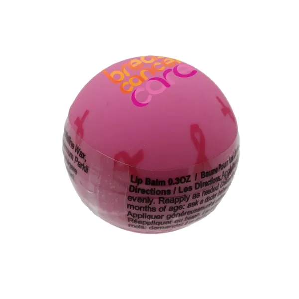 Awareness Round Lip Balm with Lanyard, Full Color Digital... from ASI 30270 Aakron Line