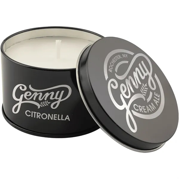 5.3 oz. Citronella Candle in a Black Metal Tin... from ASI 74601 Calico