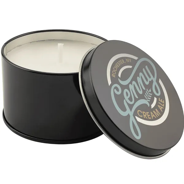 5.3 oz. Citronella Candle in a Black Metal Tin... from ASI 74601 Calico