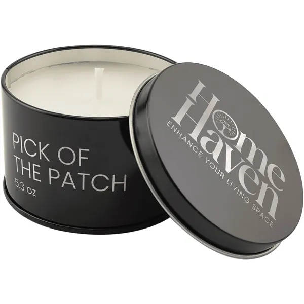 5.3 oz. Pick of the Patch Candle in a Black Metal... from ASI 74601 Calico