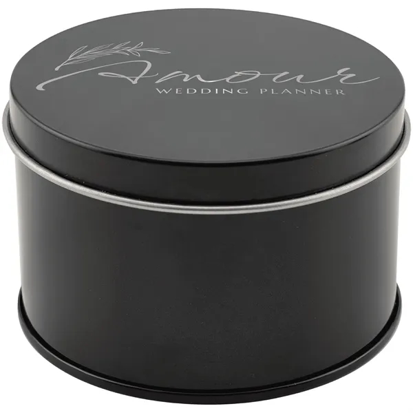 5.3 oz. Wild Lavender Candle in a Black Metal Tin... from ASI 74601 Calico