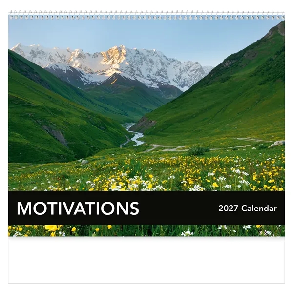 13 month motivational word and quote calendar.... from ASI 61966 HPG / Beacon Promotions HPG Gold
