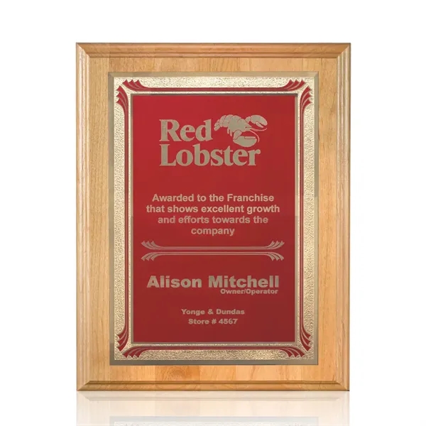 Beautiful Red Alder Plaque... from ASI 84592 St Regis Group / St Regis