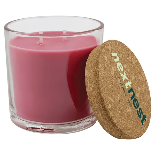 14 oz. Tropical Sunrise Candle in a Glass Holder with Cork... from ASI 74601 Calico